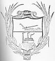 Blason of former Santa Clara Province after provincial council December 18, 1907.