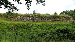 Burchtmuur aan de westzijde