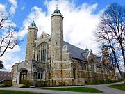 Peter J. Gomes Chapel, Bates College, Lewiston, Maine, 1912-14.