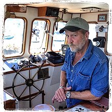 Jendresen aboard the MV Hindeloopen, 2020