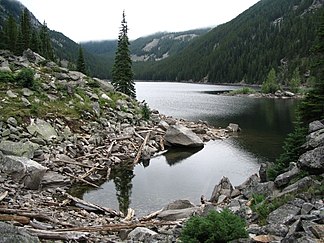 Lava Lake in der Gallatin Range, Montana