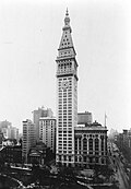 The Metropolitan Life Tower in 1921