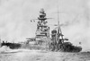 Mutsu at speed, circa 1922