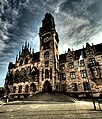 Rathaus St. Johann, Turmfassade