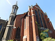 St James the Great church, Hackney: chancel by Caroe, 1902