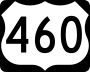 U.S. Route 460 marker
