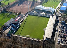 GAZİ-Stadion auf der Waldau, thuisbasis van de Stuttgarter Kickers