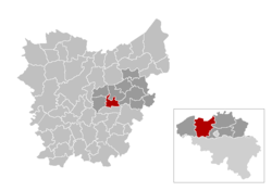 Wichelen városa Dendermonde körzetben, Kelet-Flandria tartományban