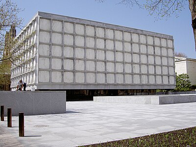 Beinecke Library at Yale University by Skidmore, Owings & Merrill (1963)