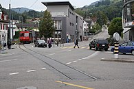 Streckenende in Altstätten Stadt, 2009