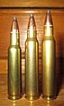 von Links: .222 Remington, .223 Remington, .222 Remington Mag.