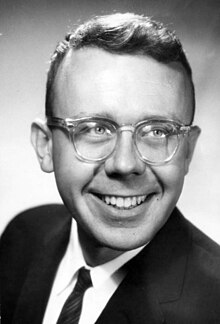 Portrait of Jack Langguth working for The Valley Times in 1960.