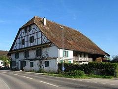 Kleinjogghof in Katzenrüti (Chatzenrüti), Mehrreihenständerbau