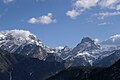 Panoramica della catena dalla Val Boite