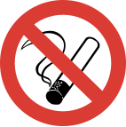 EEC Safety Sign 1977 - No smoking