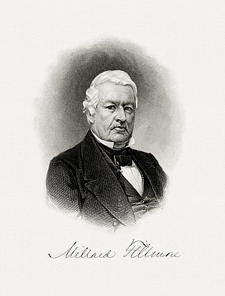 BEP-engraved portrait of Fillmore as president