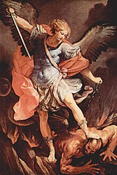 Büyük Melek Mikail, Lucifer'i Alt Ederken, 1636 (Guido Reni)