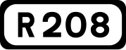 R208 road shield}}