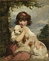 Joshua Reynolds: Mädchen mit ihrem Hund, 1780