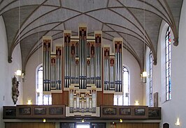 Rieger-orgel op de westelijke galerij