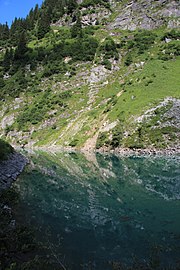 Stausee der Nassfelder Ache