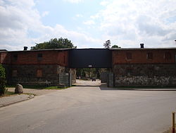 Gate to folwark's remains