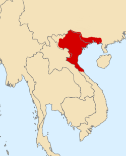 Map of Vạn Xuân kingdom