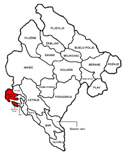 Herceg Novi Municipality in مونٹینیگرو