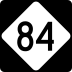 North Carolina Highway 84 marker