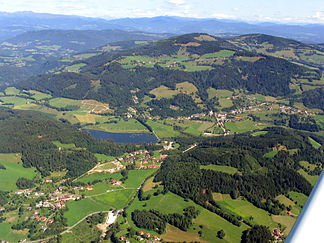 Die Wimitzer Berge bei Sankt Urban