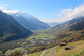 Die mittlere Surselva bei Trun