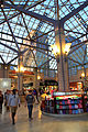 Pedestrian crossroads inside mall