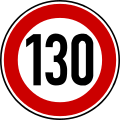 274-63 zulässige Höchstgeschwindigkeit 130 km/h