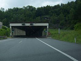 Zuidportaal van de Ambergtunnel