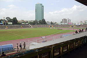 Das Addis-Abeba-Stadion im Juni 2010