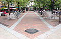 Albert E. Hinds memorial gateway. Princeton, NJ. Stainless steel. 2013