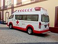 Red Cross Hiace van