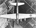 Dorsal view of USAAF B-17H