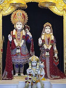 Rama, Sita, and Hanuman[38]