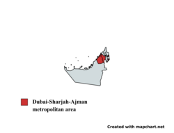 Dubai–Sharjah–Ajman metropolitan area