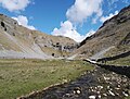 The valley just downstream from Gordale Scar.