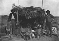 [Aboriginal people] and wurlie near Alice Springs (Mparntwe), c. 1930s.