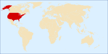 Location on the world map