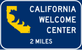 California Welcome Center X Miles SG47A(CA)