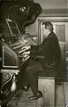 Komponist Max Reger an einer Sauer-Orgel