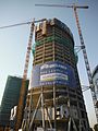 Warsaw Spire under construction (August 2014)