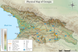 Gürcistan coğrafyası
