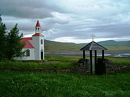 Het kerkje bij Silfrastaðir.