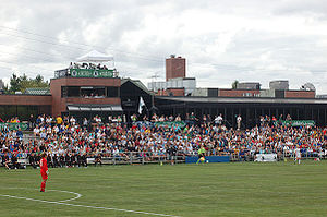 Hauptplatz des World Wide Technology Soccer Park