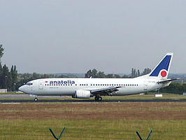 Boeing 737 van Air Anatolia met registratienummer TC-ANL